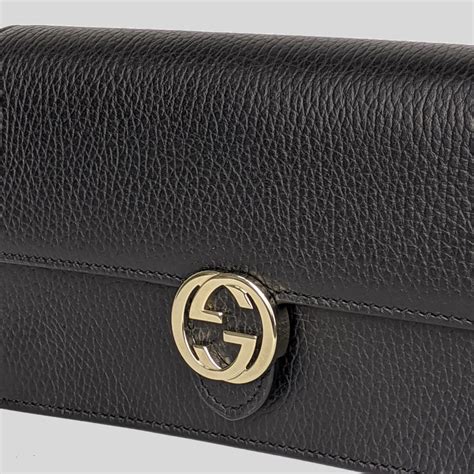 gucci soho wallet replica|gucci interlocking wallet on chain.